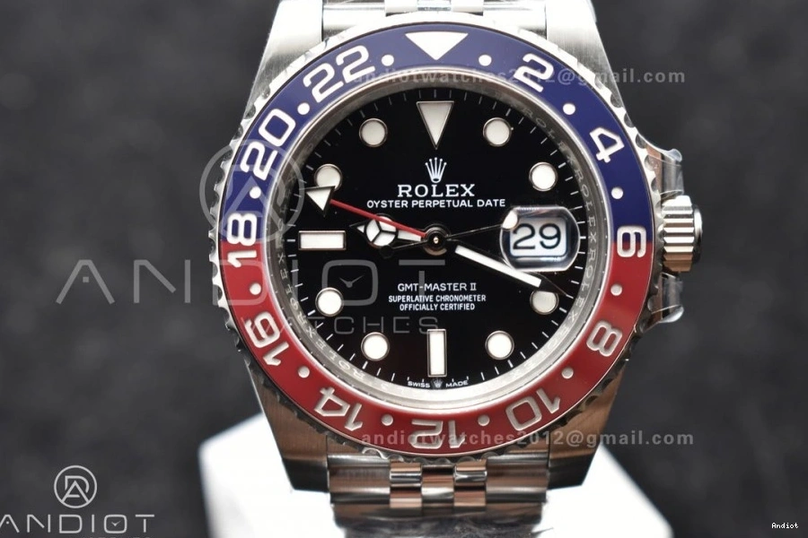 Edition Bracelet UV With Factory Ceramic BLRO Red Jubilee Blue GMT-Master Newest Clean V3 II Best On DD3285 Bezel 126710 CHS 0901